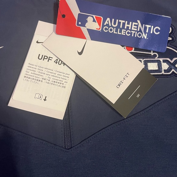 NWT NIKE CHICAGO WHITE SOX MENS NAVY BLUE GAMETIME PULLOVER JACKET, 3XL - Picture 4 of 4